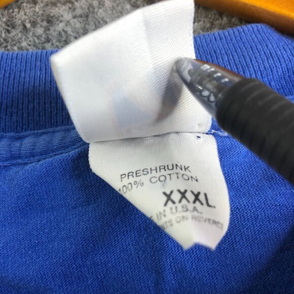 Vintage Logo 7 Chicago Cubs Shirt Mens 3XL Blue Single Stitch Graphic Tee 1992 - Picture 6 of 13